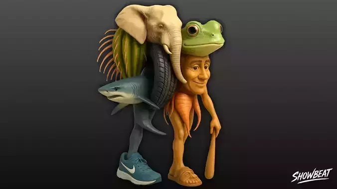 Weird Fusion Creature  - Italian Brainrot