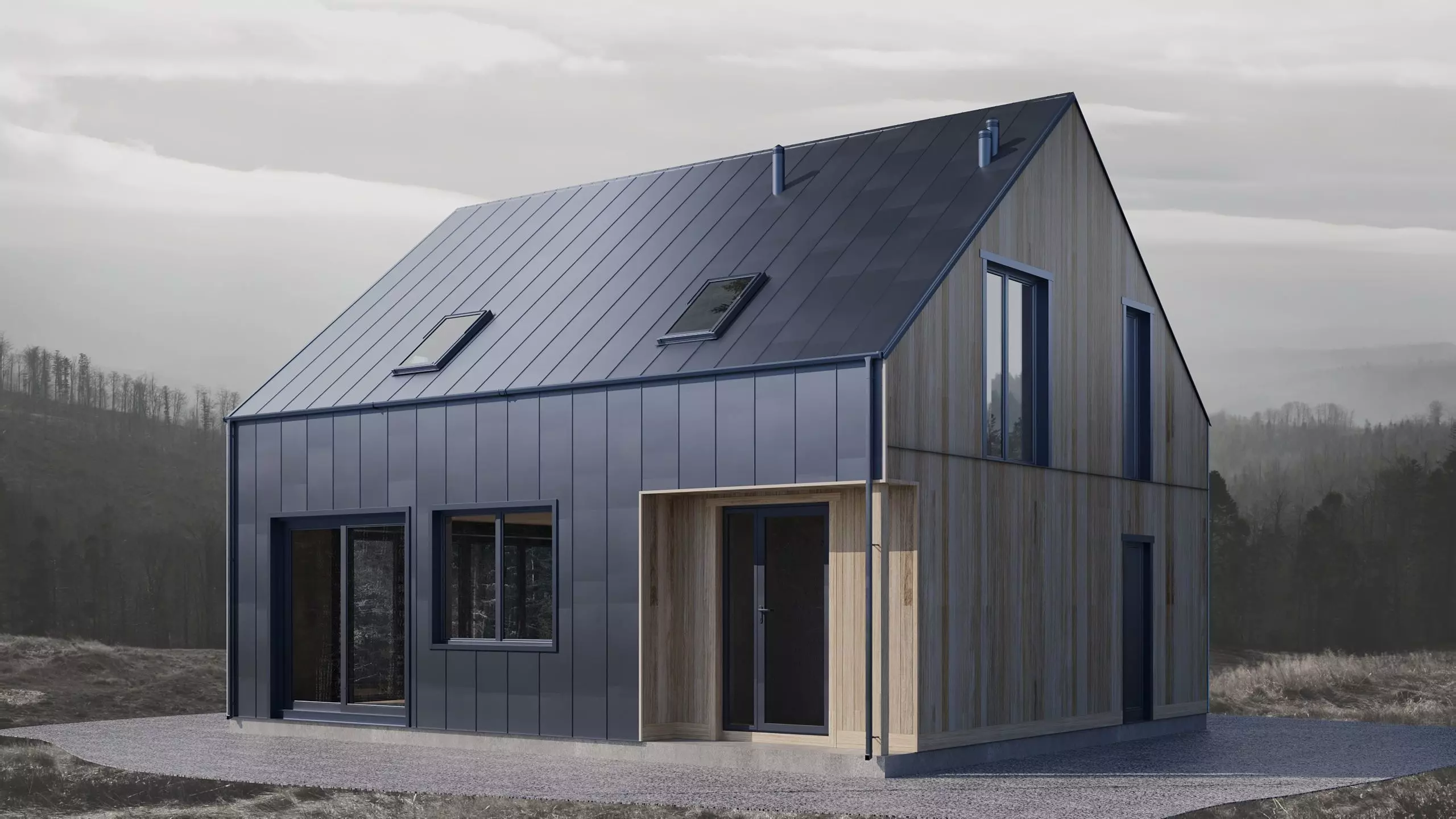 Realistic 3D House Model 1 3D model_0