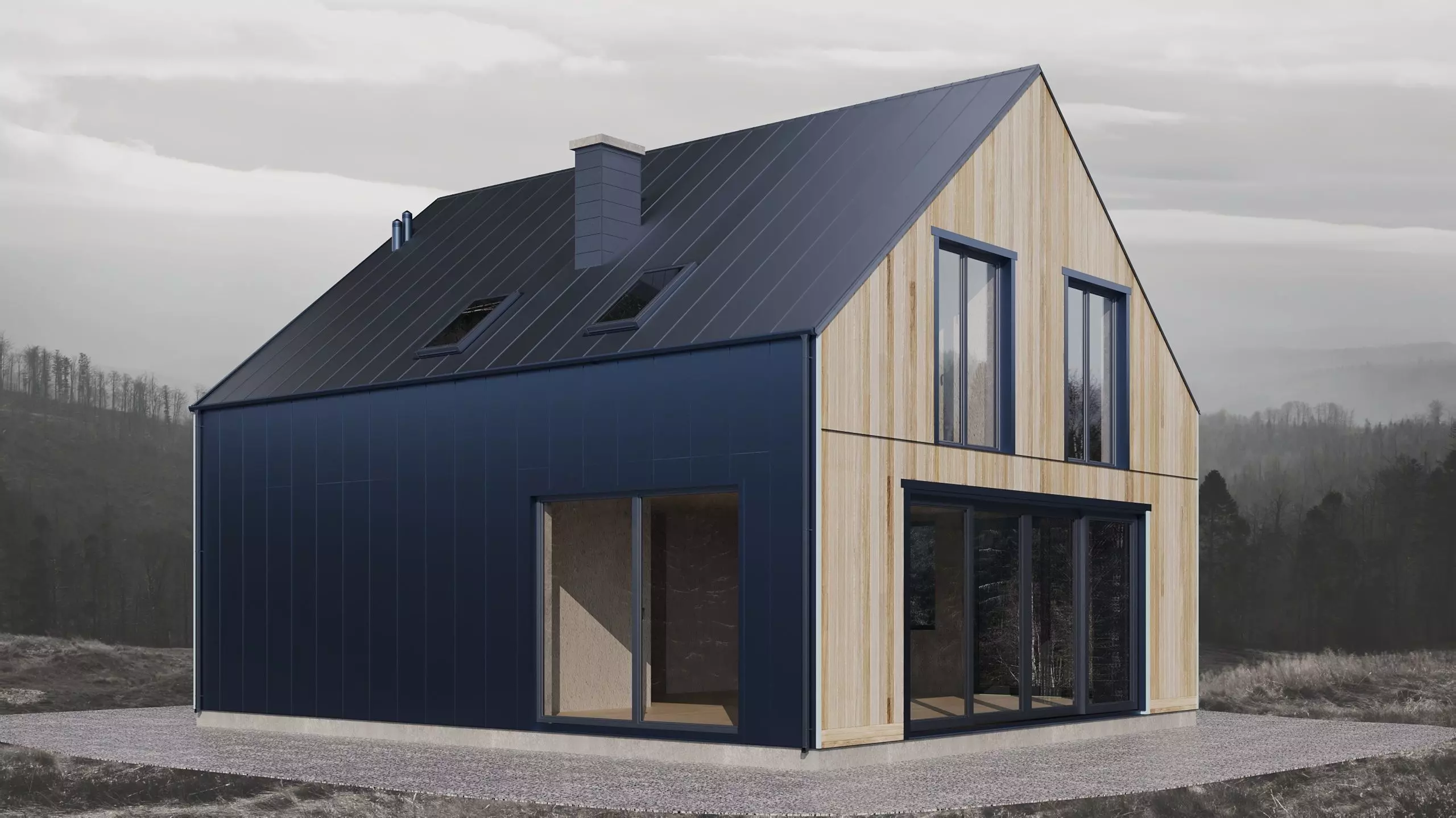 Realistic 3D House Model 1 3D model_3