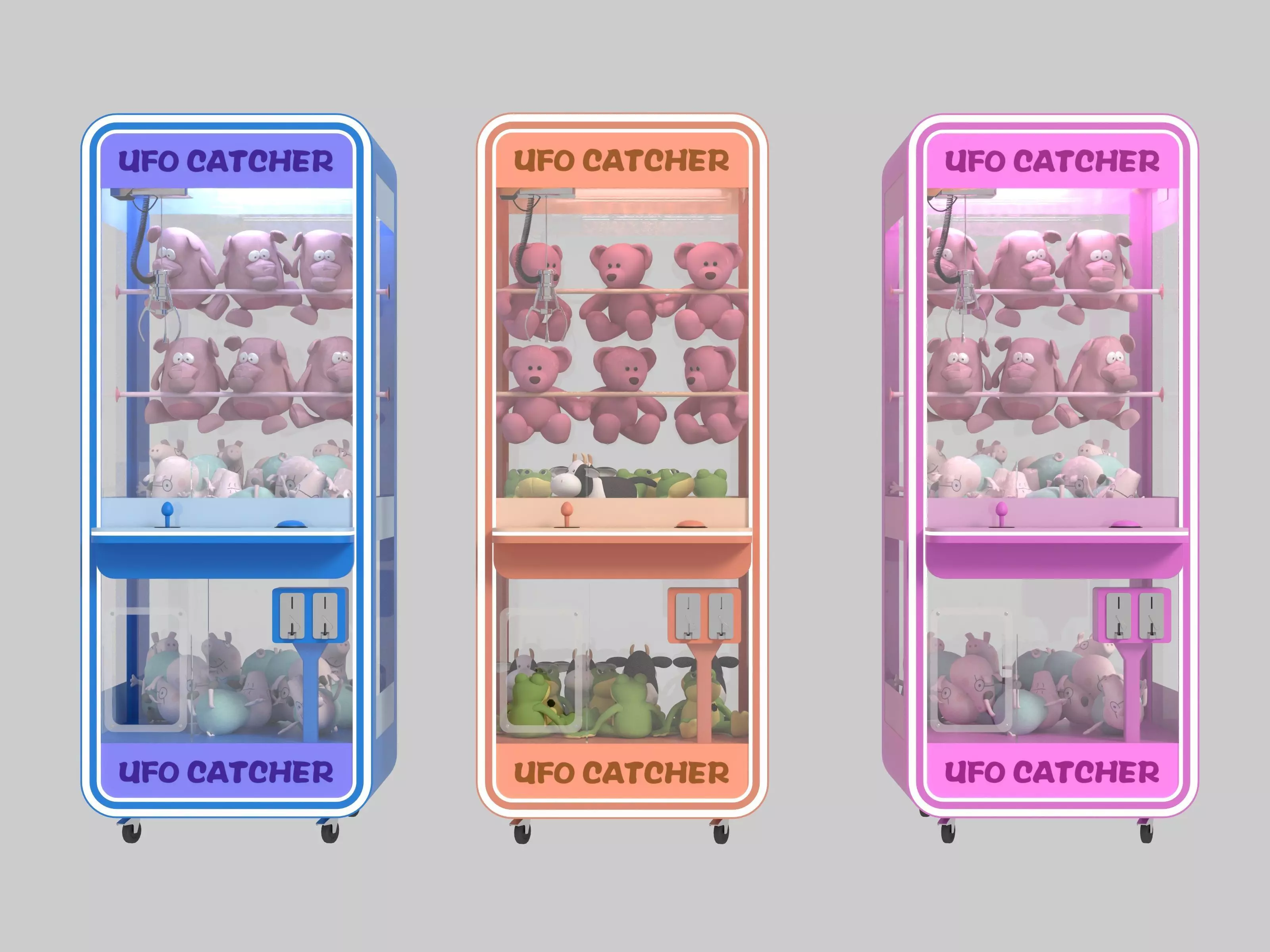 claw machine 3D model