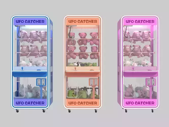 claw machine 3D model