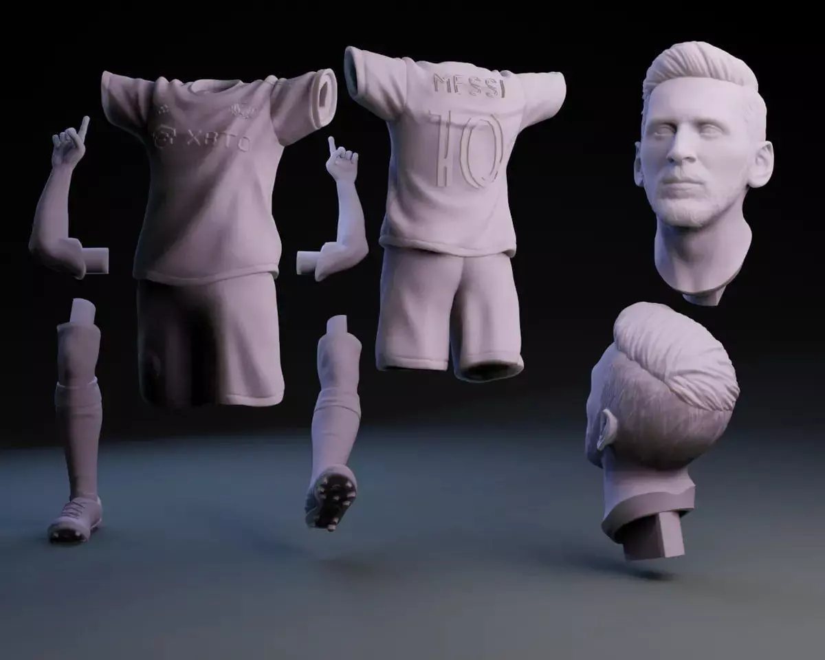 Leonel messi 3D print model