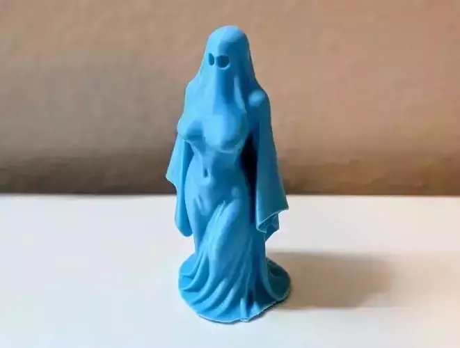 Haunting Elegance And Ghost Lady Figurine