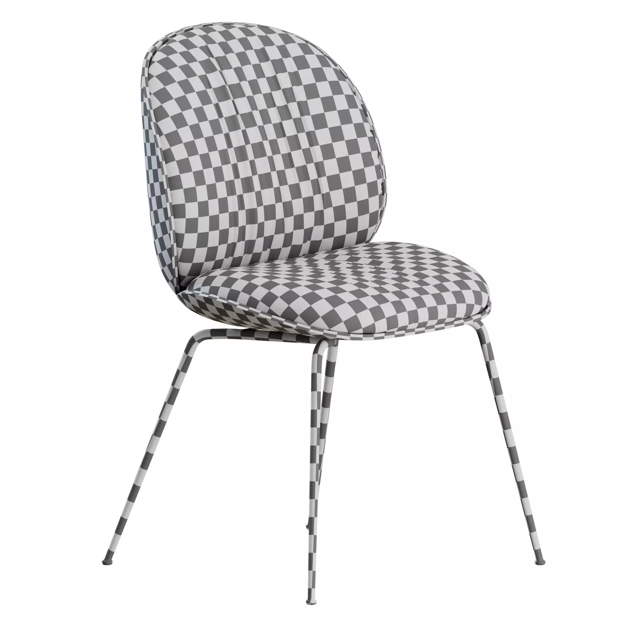 Beetle Soft Dining Set by Gubi 3D model_8