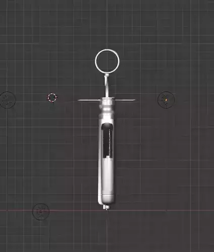 Dental Syringe  3D Model  Medical Equipment