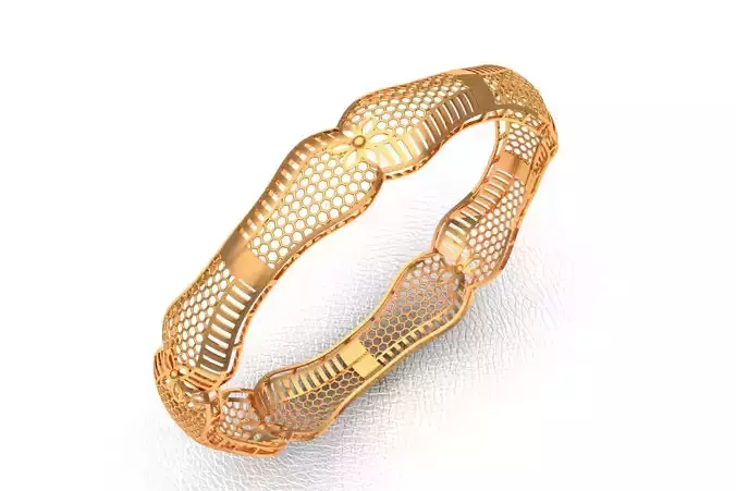 1206 Golden Crest Bangle 60MM-8gm 3D print model