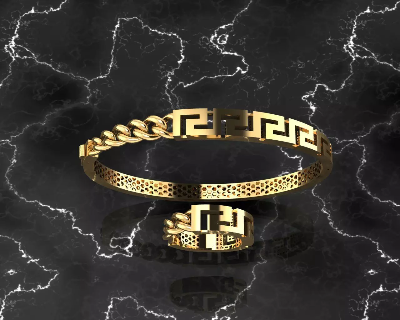 versace 3D print model_2