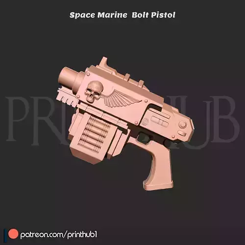 Space Marine Bolt Pistol Cosplay Prop 