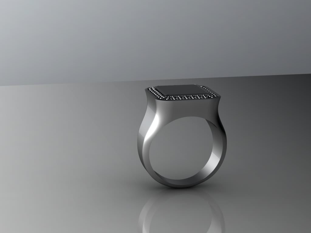 Old Line Ring Two PArts 3D print model_1