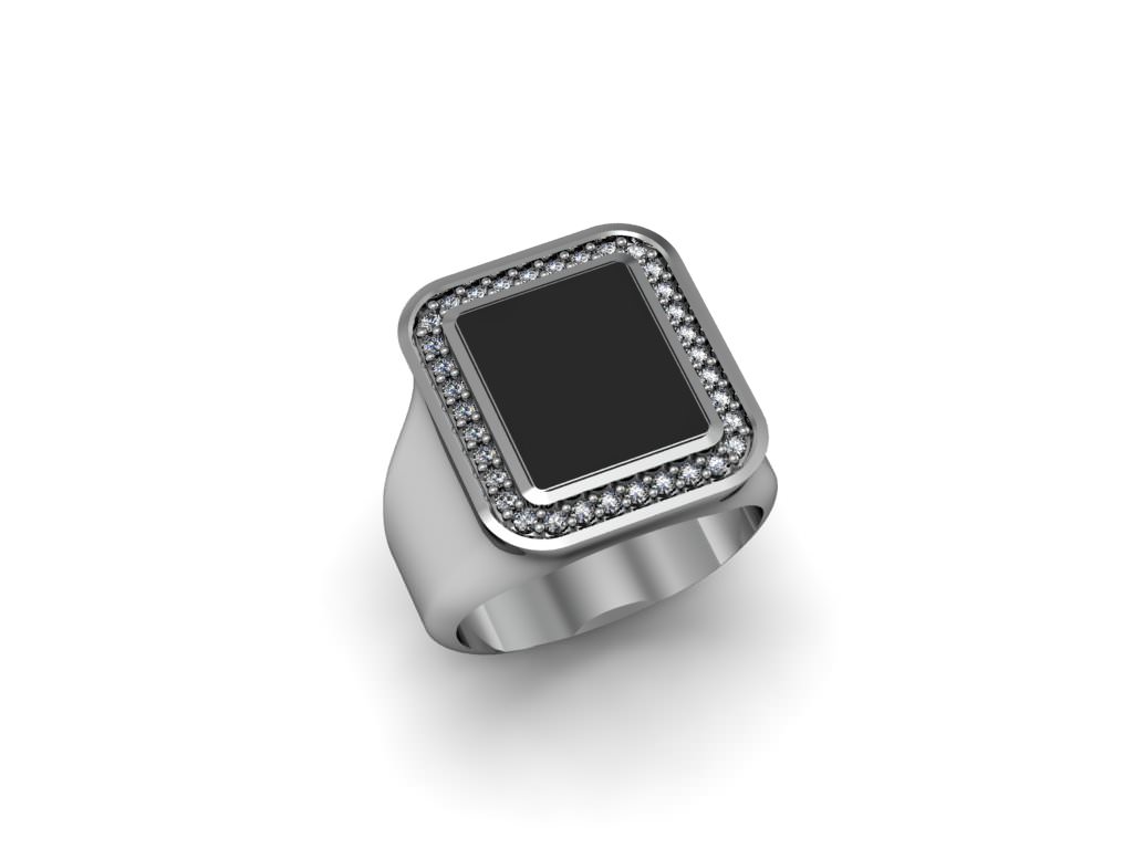 Old Line Ring Two PArts 3D print model_3