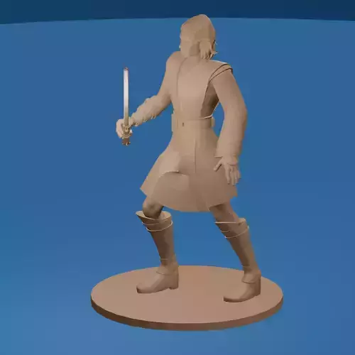 Cartoon Young Space Knight Hero