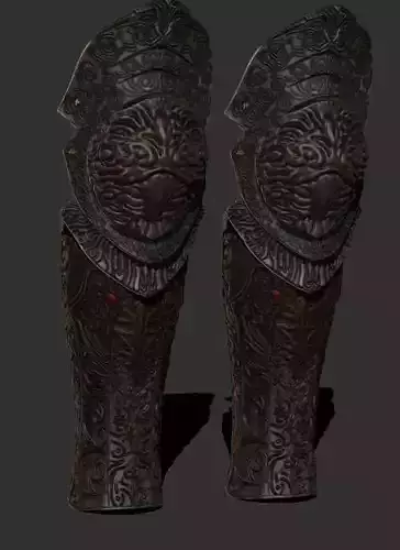 VARGRAM THE RAGING WOLF LEG ARMOR COSPLAY 3D PRINT HIGH DETAIL