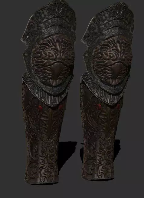 VARGRAM THE RAGING WOLF LEG ARMOR COSPLAY 3D PRINT HIGH DETAIL 3D print model_0