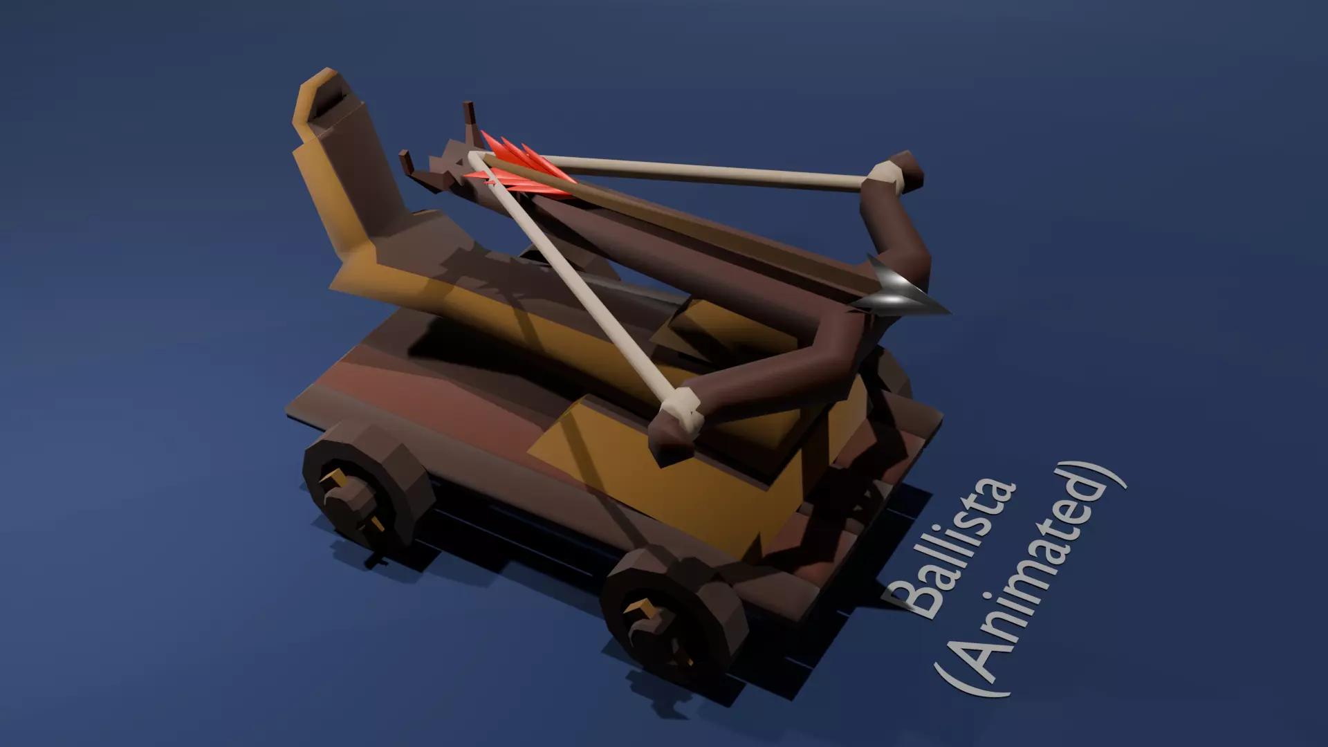 Siege Weapons Asset Pack Low-poly 3D model_2