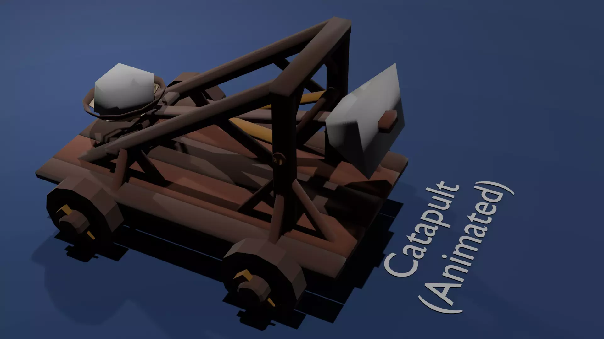 Siege Weapons Asset Pack Low-poly 3D model_4