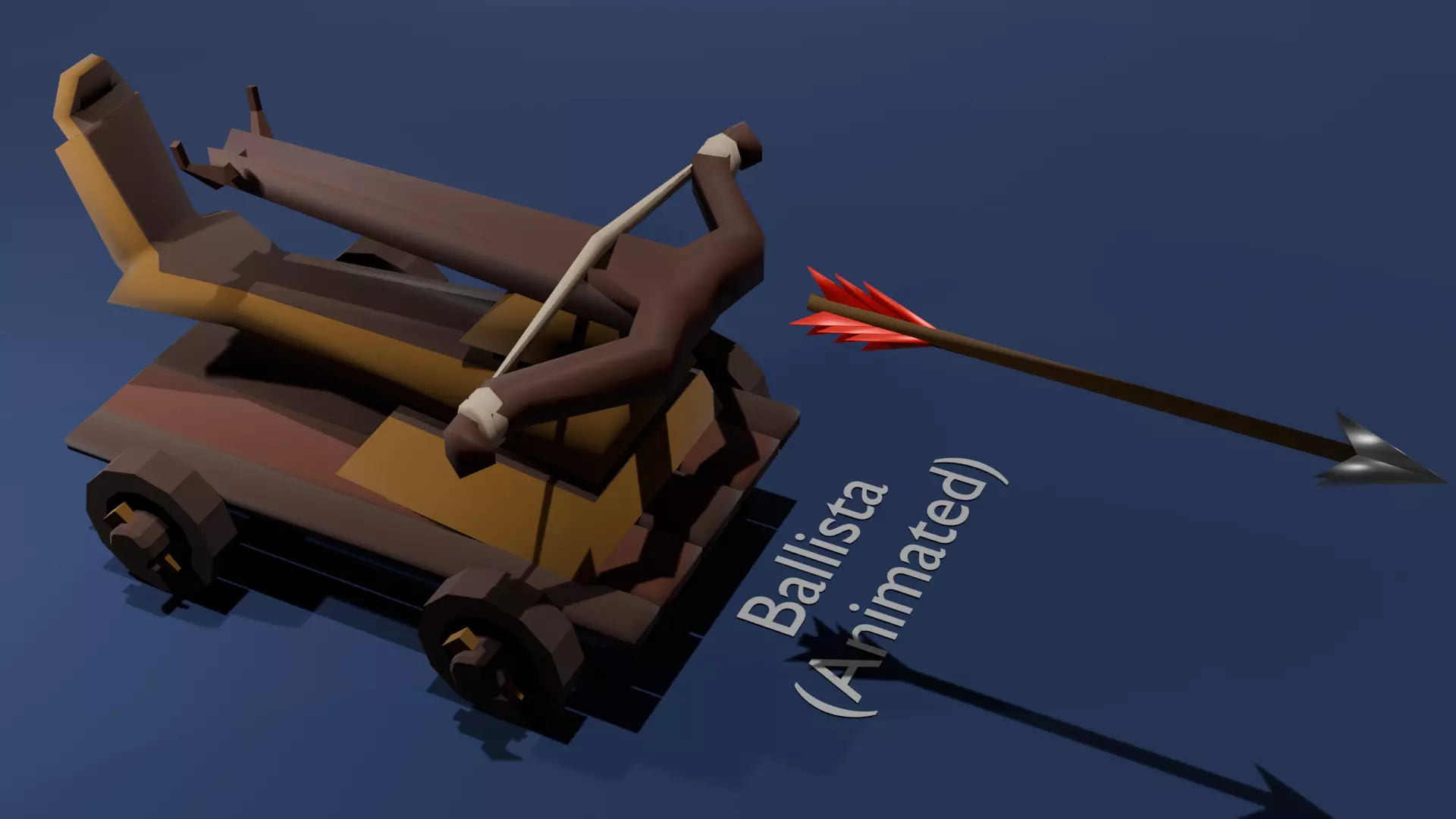 Siege Weapons Asset Pack Low-poly 3D model_3