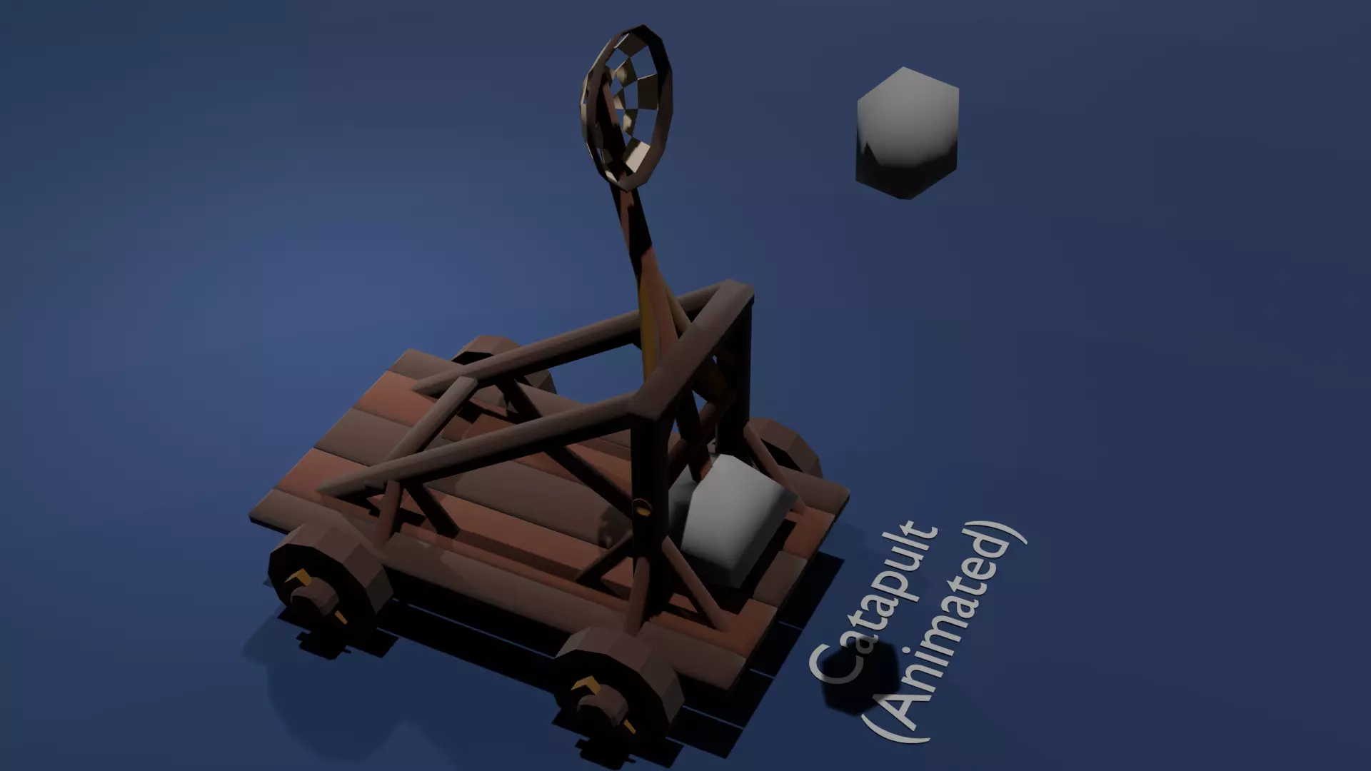 Siege Weapons Asset Pack Low-poly 3D model_5