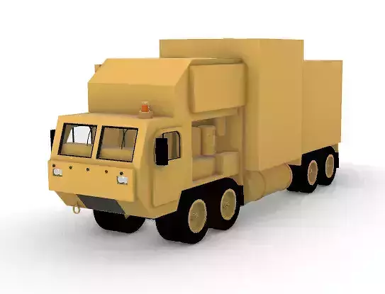 Mobile Nuclear Reactor Truck 1 Sci-Fi energy 3D print model Mobile Nuclear Reactor Truck 1 Sci-Fi energy 3D print model