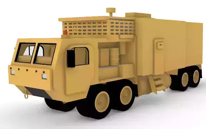 Mobile Steam Turbine Truck 2 Sci-Fi Energy 3D print model Mobile Steam Turbine Truck 2 Sci-Fi Energy 3D print model