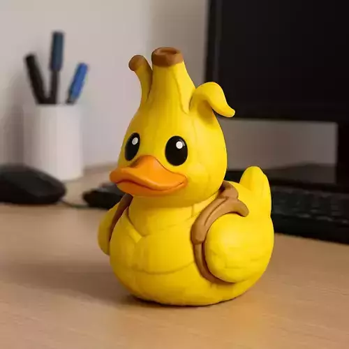 Rubber Duck - Peely - Banana Bunch- 3D print