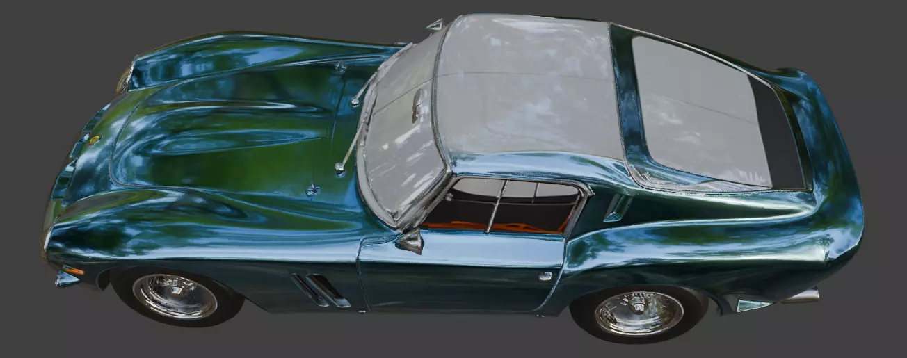 Ferrari 250 GTO 1962 for 3D Printing 3D print model_3