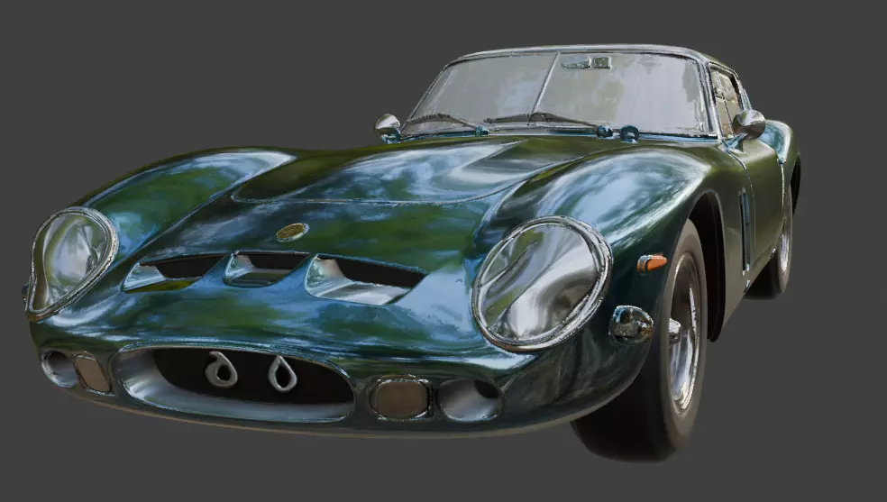 Ferrari 250 GTO 1962 for 3D Printing 3D print model_4