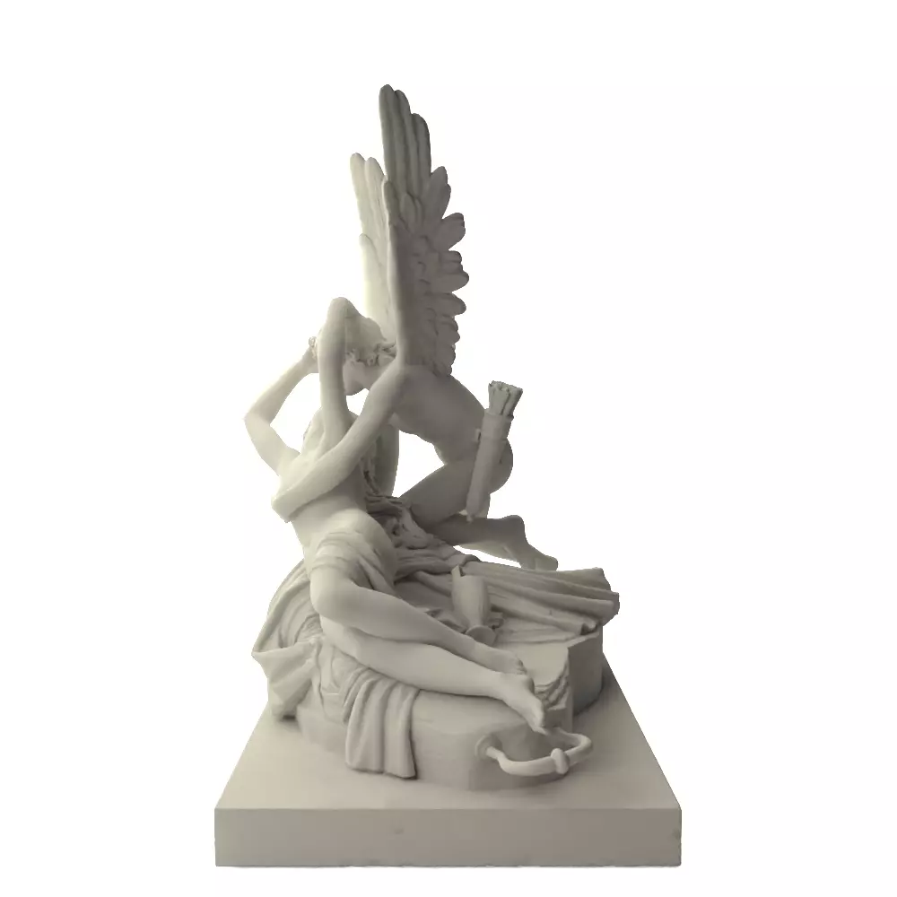 Psyche Revived by the Kiss of Love 3D print model_3