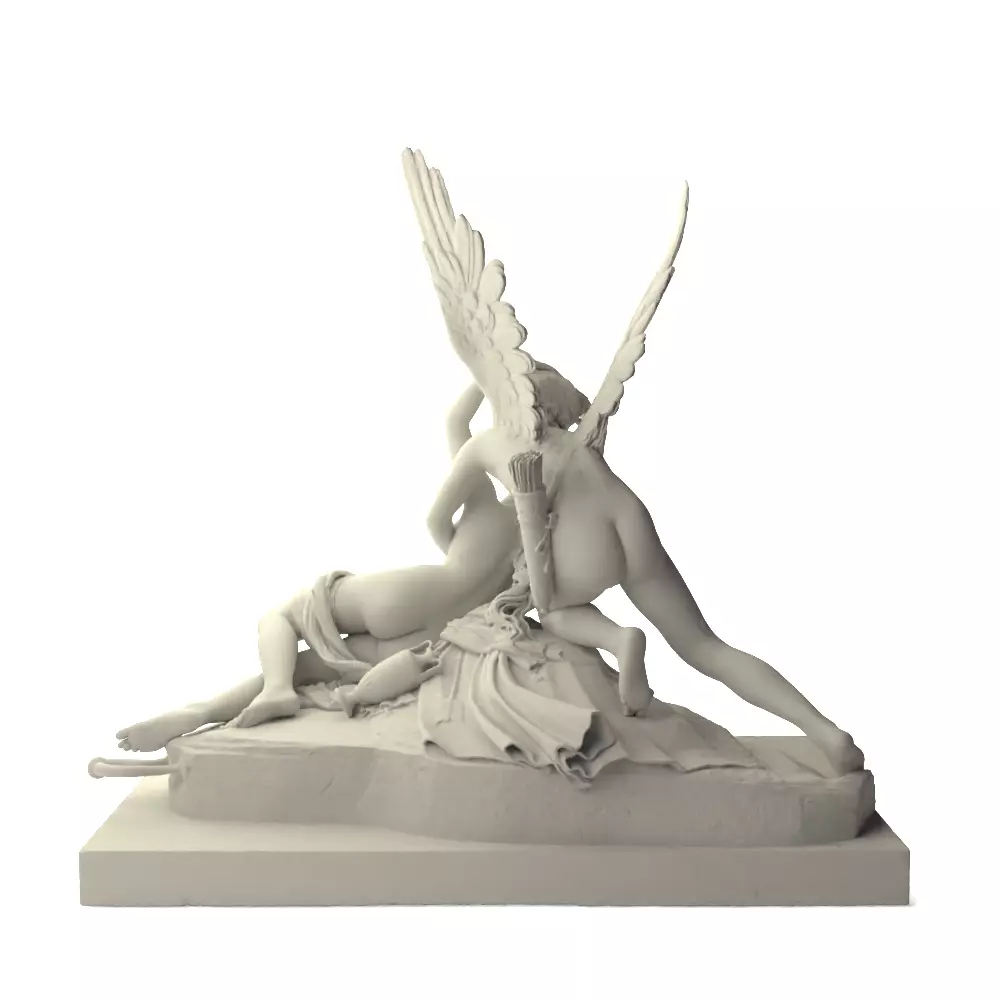 Psyche Revived by the Kiss of Love 3D print model_5