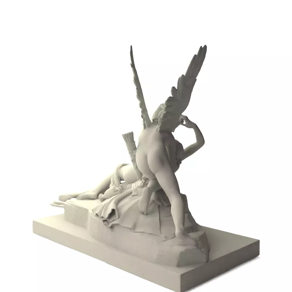 Psyche Revived by the Kiss of Love 3D print model_6
