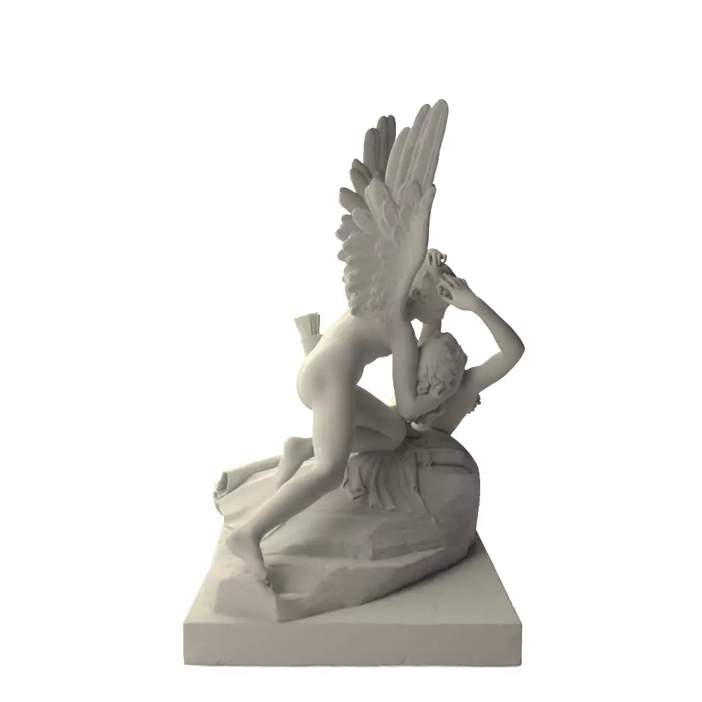 Psyche Revived by the Kiss of Love 3D print model_7