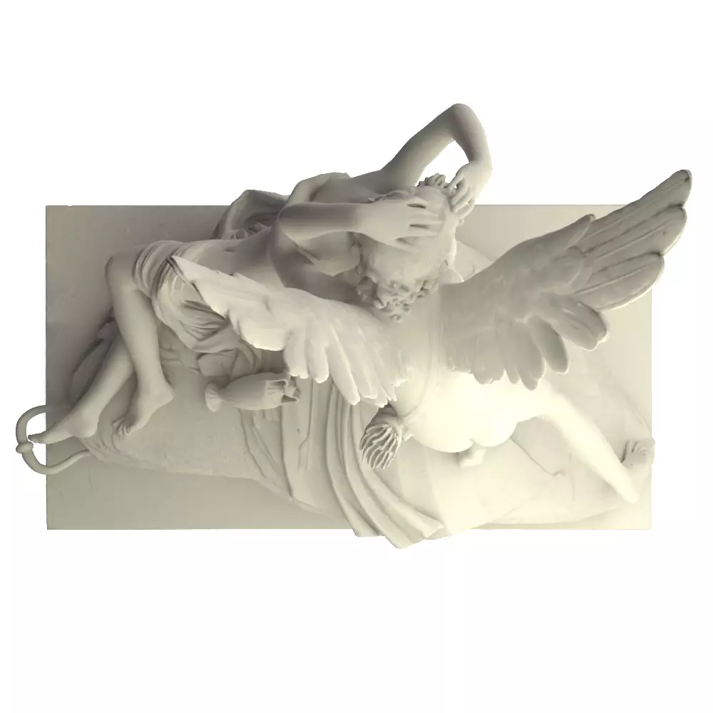 Psyche Revived by the Kiss of Love 3D print model_11
