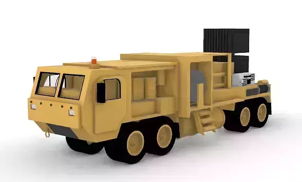 Mobile Power Distribution Truck 3 Sci-Fi Energy