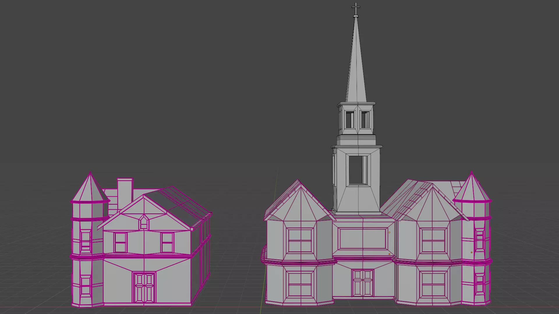 Spooky Mansion 3D model_7