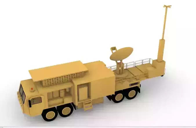 Mobile Nuclear Power Communication Truck 4 Sci-Fi energy