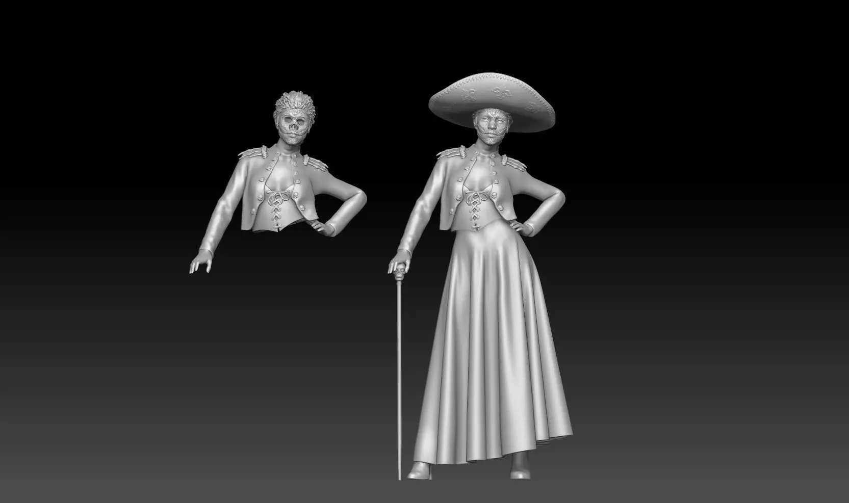 la catrina 2 2025 3D print model