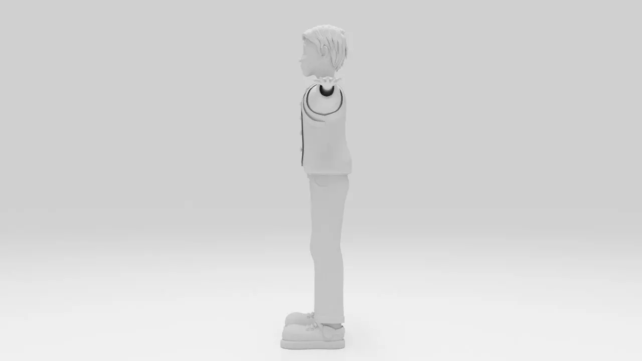 Character Dizol Rigged  Low-poly 3D model_6