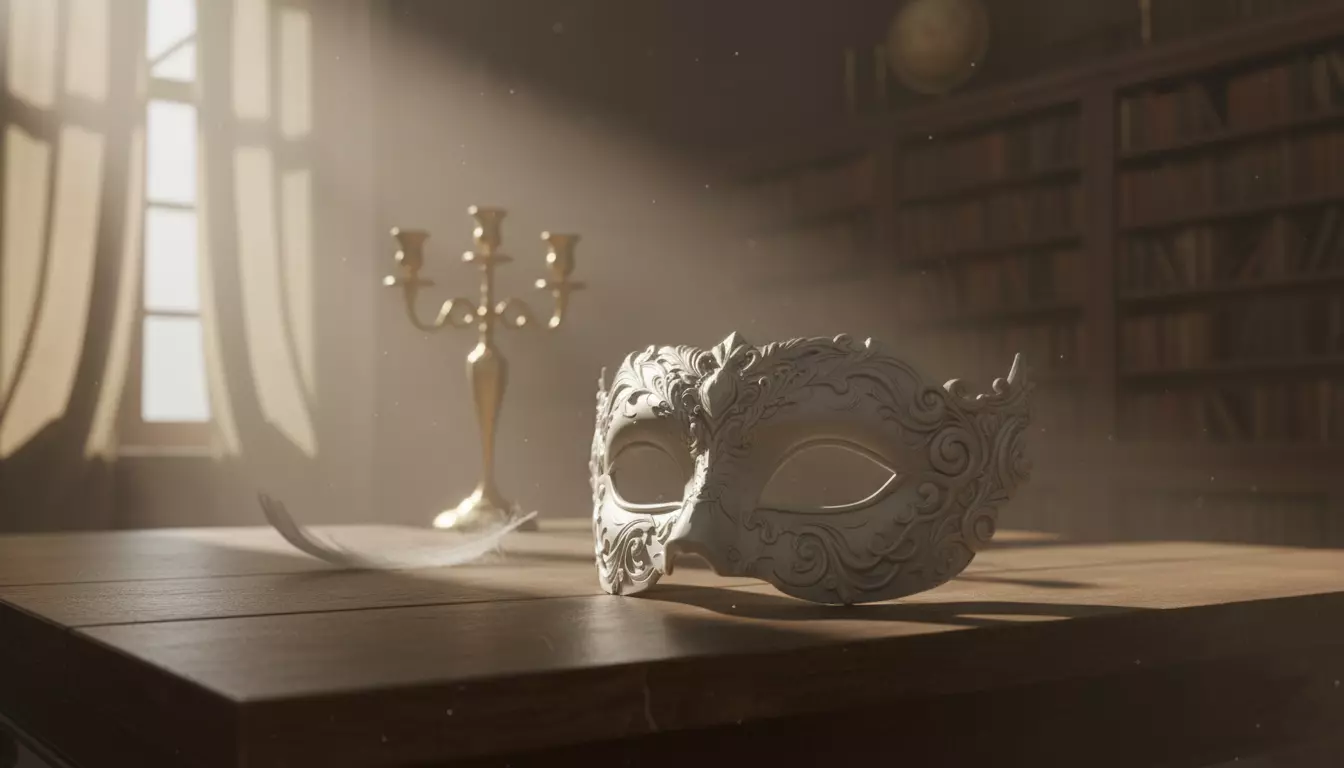 Venetian Masquerade Mask Elegant 3D Printable Party Mask 3D print model_3