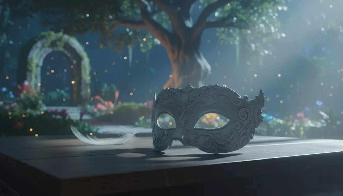 Venetian Mask Elegant 3D Printable Party Mask Festival Accessory 3D model_6