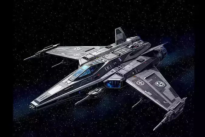 Future Hawk 3D Ship  Low poly Spaceship 3D Model Low-poly 3D model Future Hawk 3D Ship  Low poly Spaceship 3D Model Low-poly 3D model