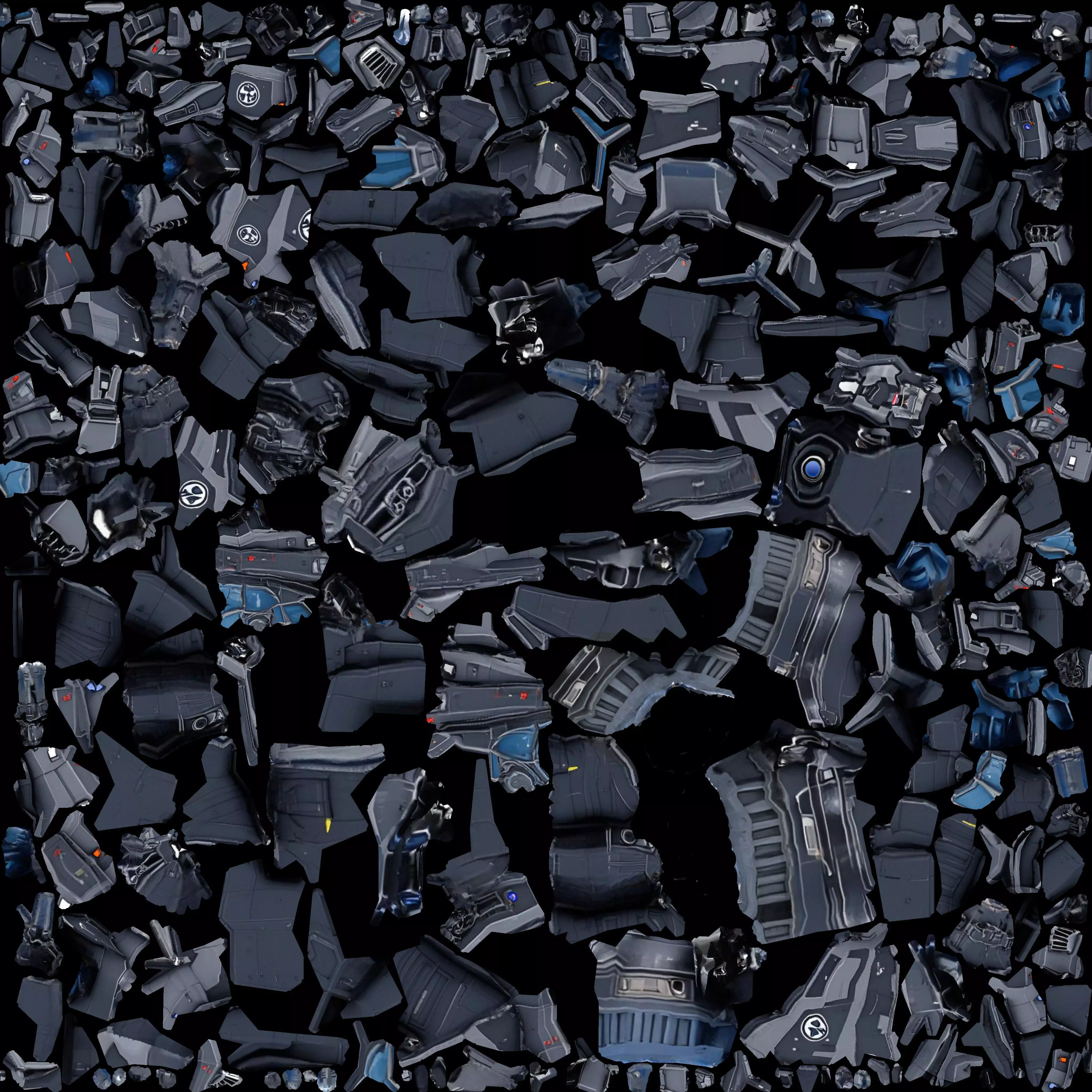 Future Hawk 3D Ship  Low poly Spaceship 3D Model Low-poly 3D model_7