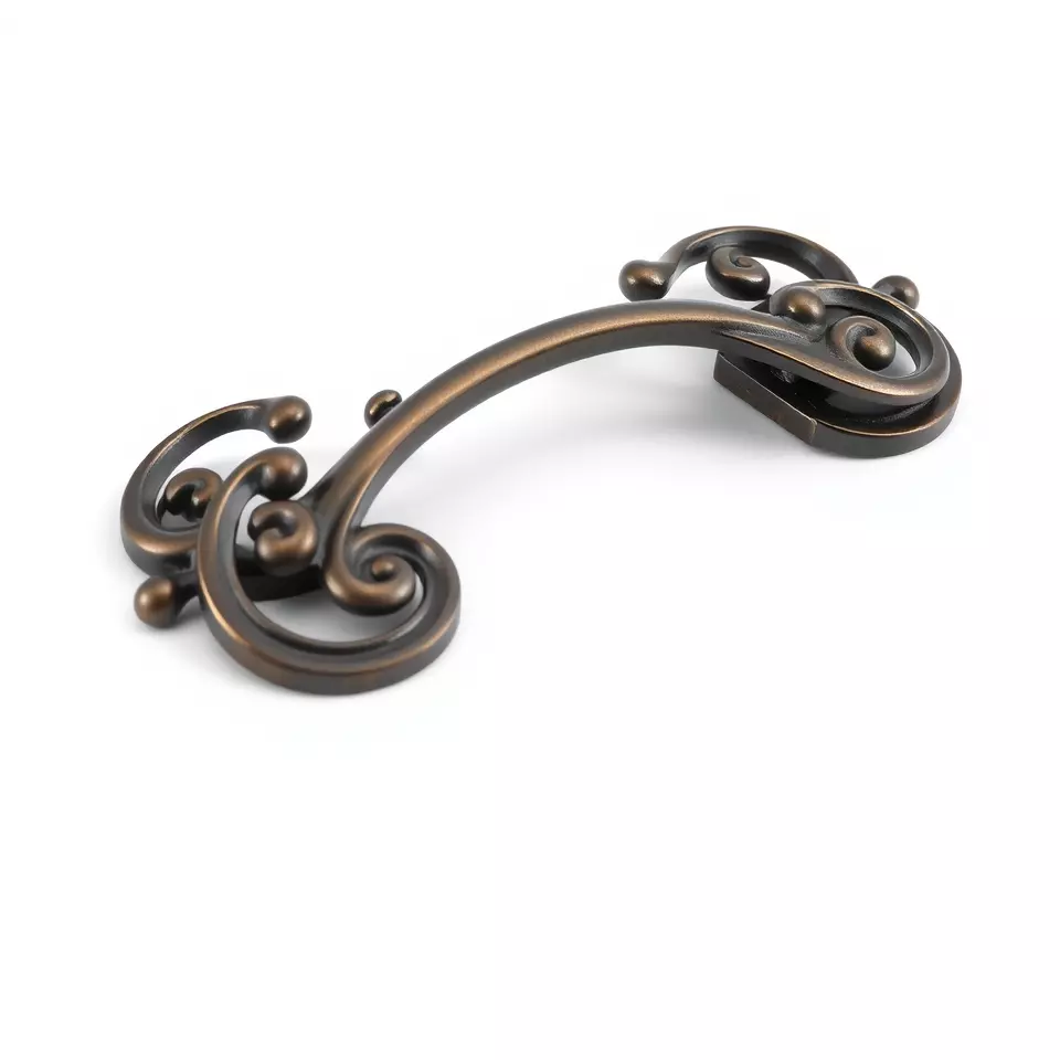 Ornate Bronze Handle model pack Low-poly 3D model_3