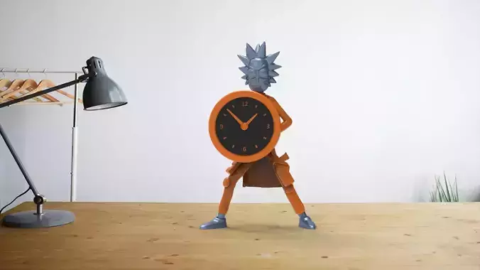 Rick Sanchez desk clock