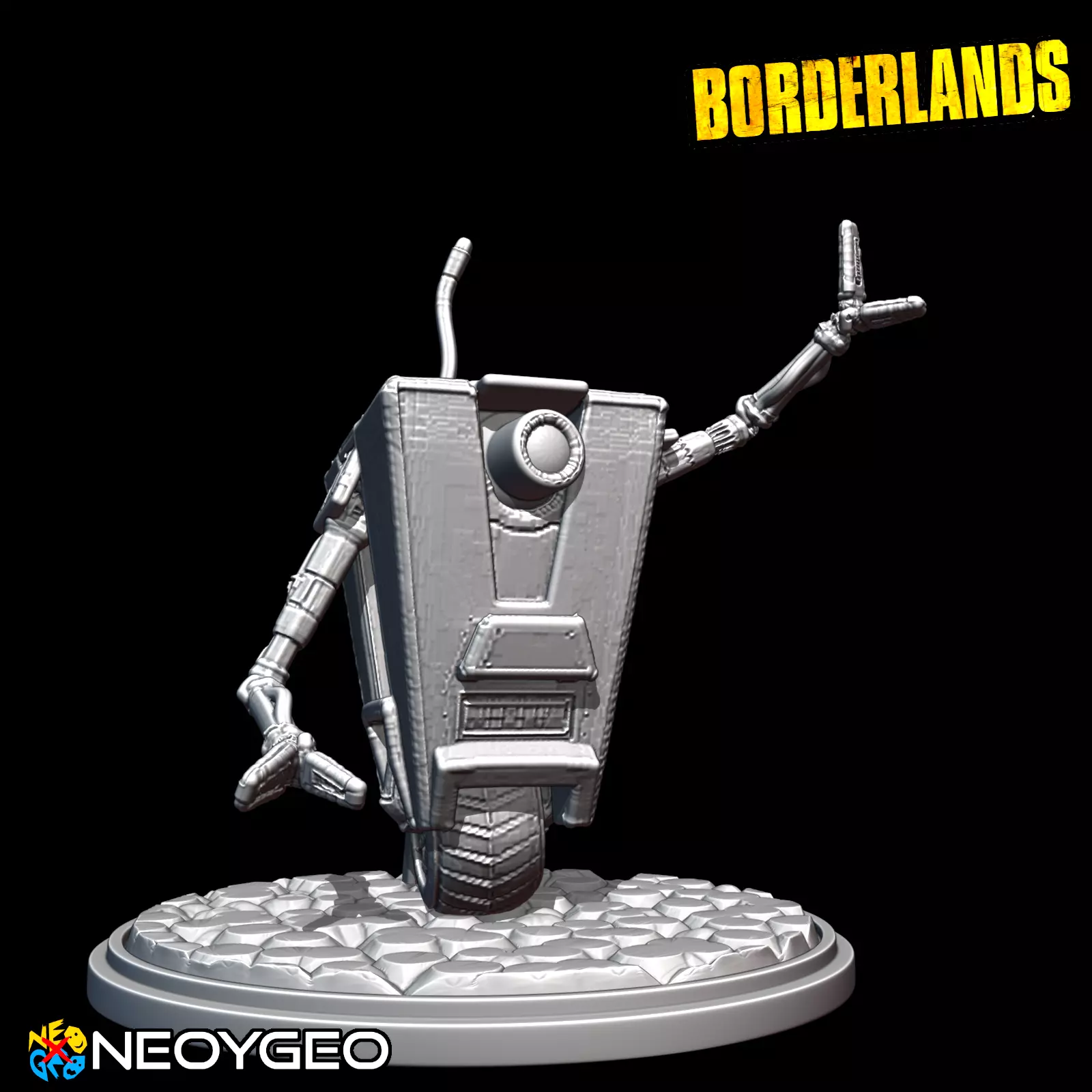CLAPTRAP - BORDERLANDS Free 3D print model