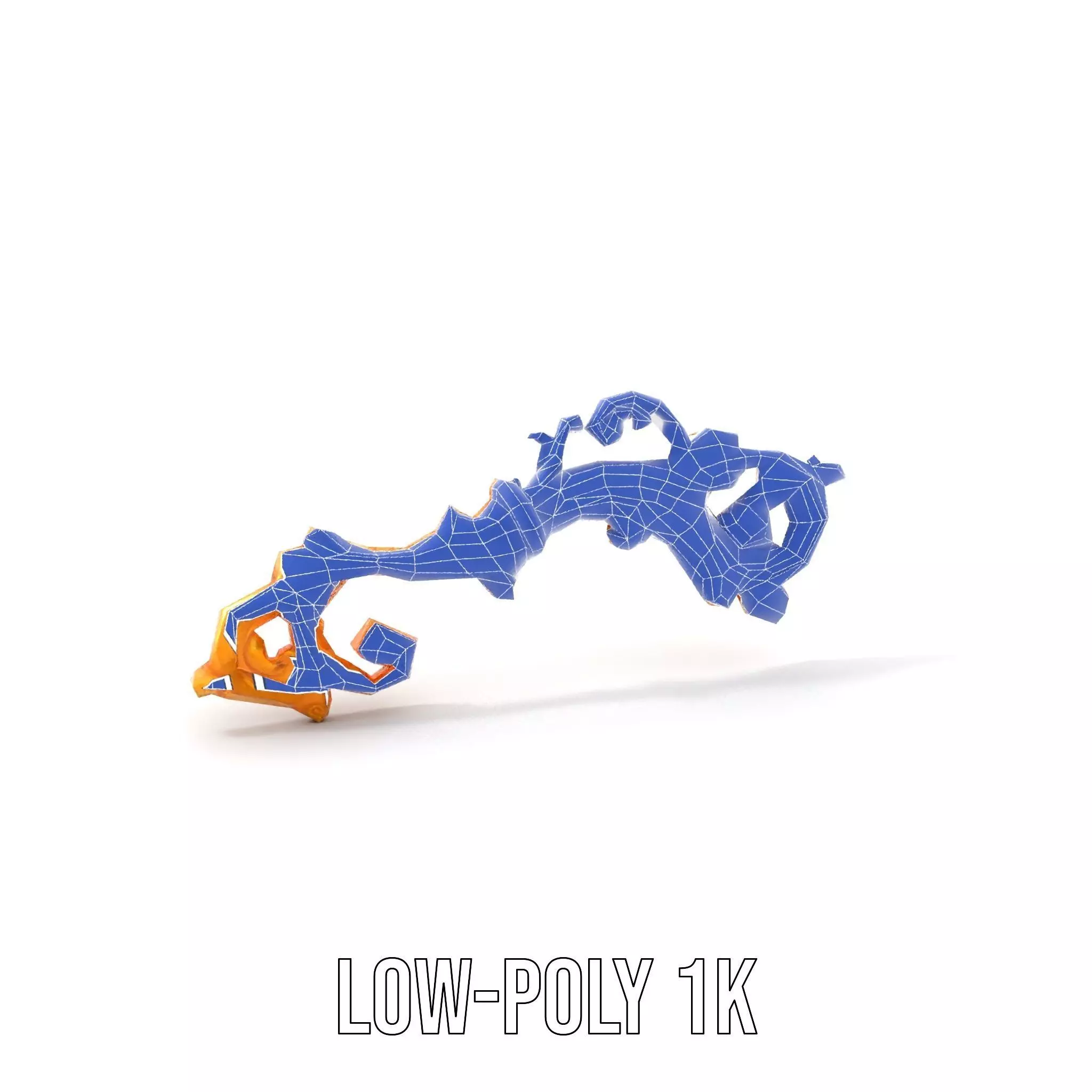 Elegant Gold Ornament model pack Low-poly 3D model_20