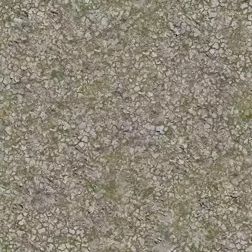 Cracked Mud Ground Seamless PBR Texture 
