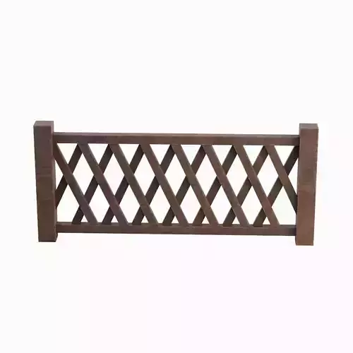 Wooden Fence A 01