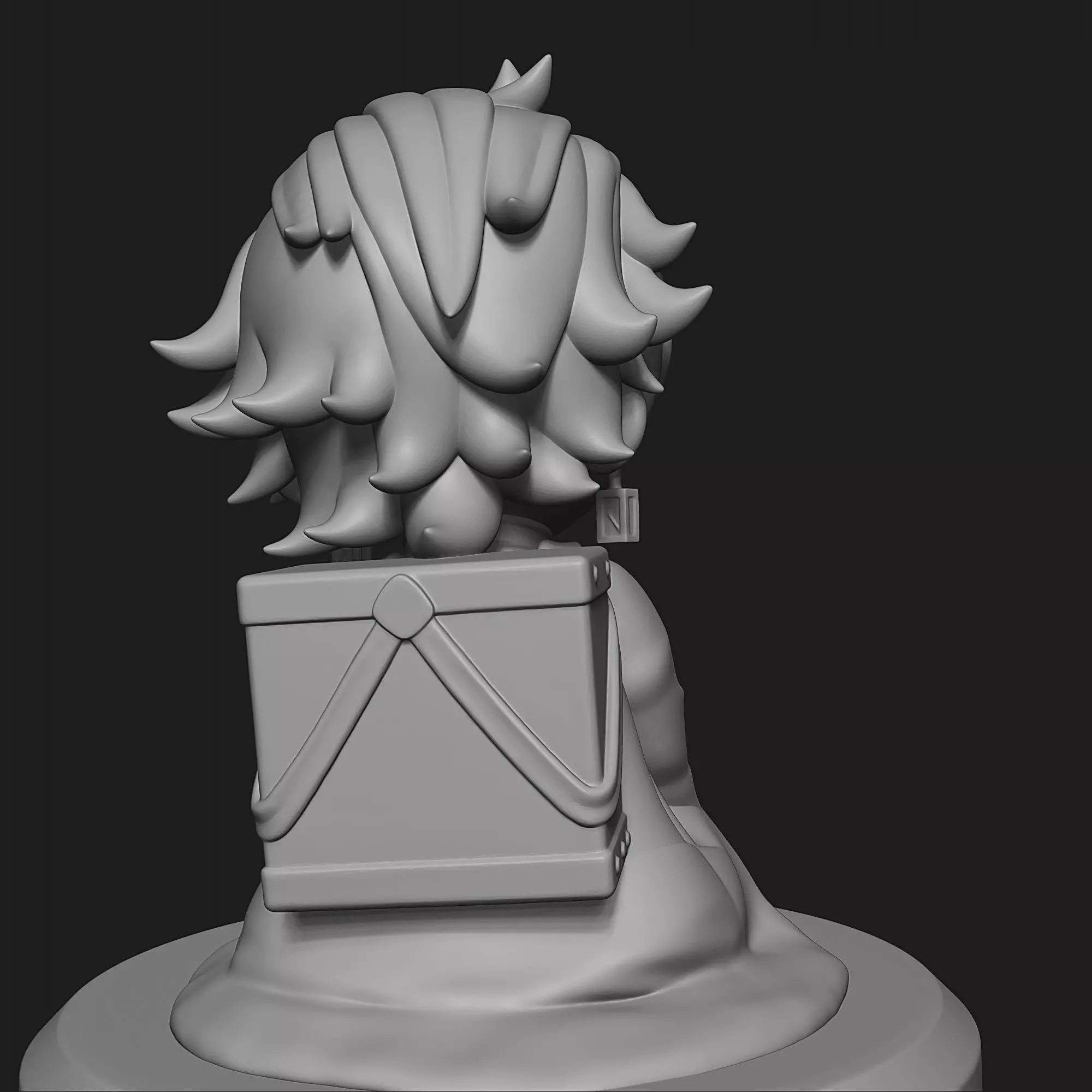 Tanjiro CHibi - Kimetsu no Yaiba 3D print model_5