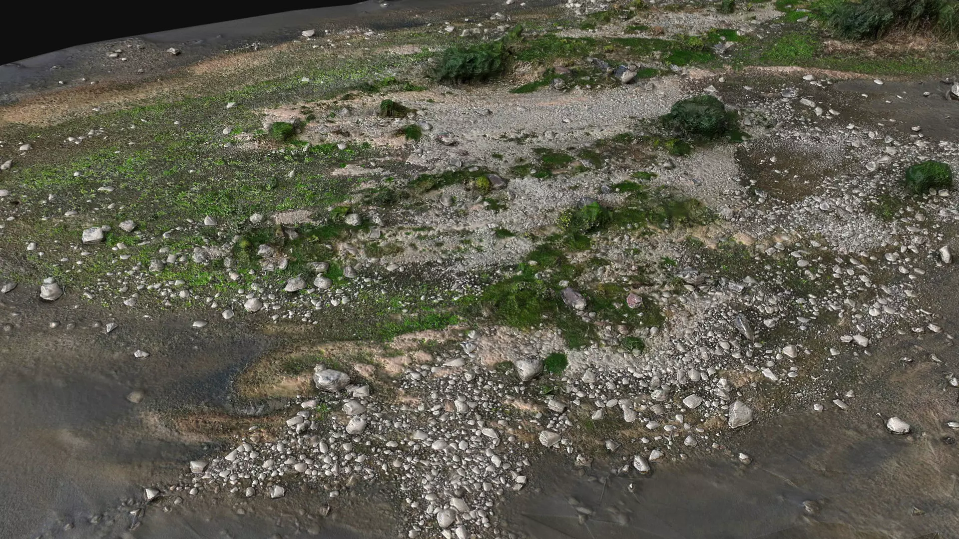debris stones beach part11 PBR photogrammetry Low-poly 3D model_3