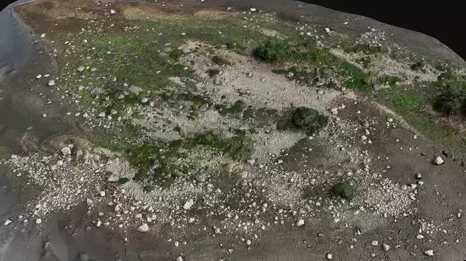 debris stones beach part11 PBR photogrammetry