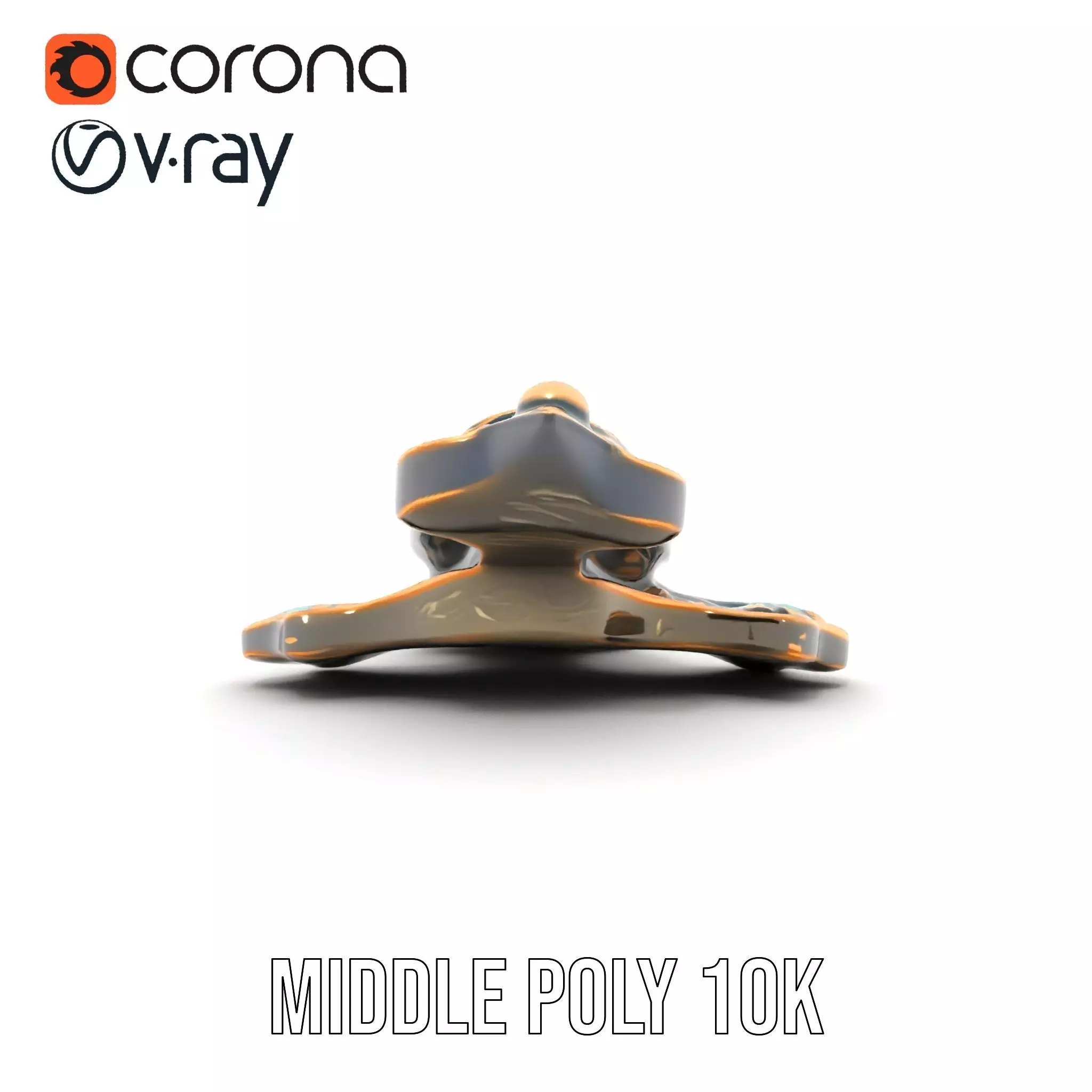 Antique Bronze Ornament model pack Low-poly 3D model_20